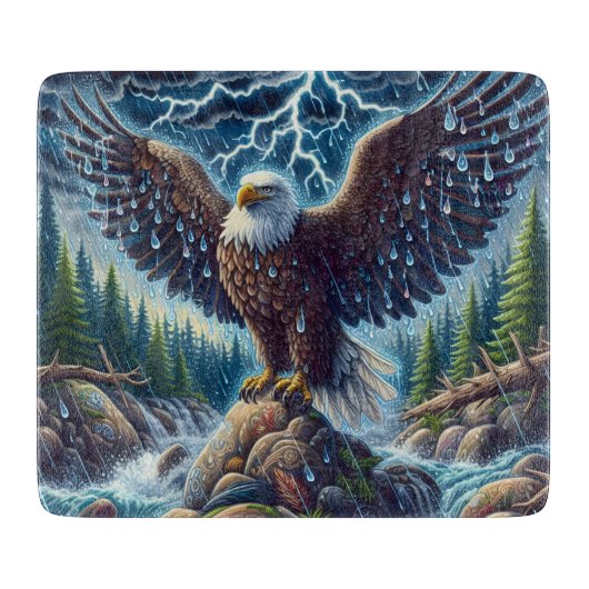 Eagle Art Cutting Board Schneidebrett (Vorderseite)