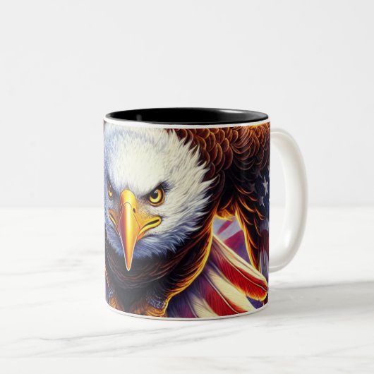 Eagle Art Zweifarbige Tasse (VorderseiteRechts)