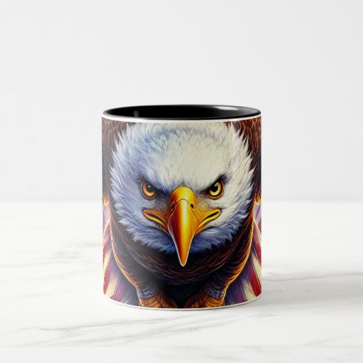 Eagle Art Zweifarbige Tasse (Mittel)