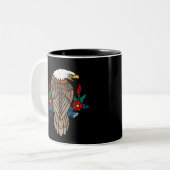 Eagle Art Zweifarbige Tasse (Vorderseite Links)