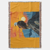 Eagle at Sunset Decke (Vorderseite Vertikal)