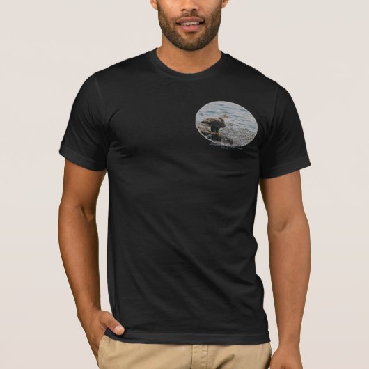 Eagle auf dem Strand T-Shirt (Vorderseite)