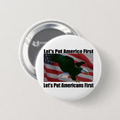 Eagle auf Patrouillenknopf Button (Vorne & Hinten)