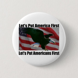 Eagle auf Patrouillenknopf Button