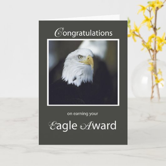 Eagle Award, Glückwünsche Karte (Gelbe Blume)