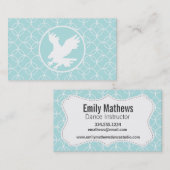 Eagle; Baby-Blau-Kreise Visitenkarte (Vorne/Hinten)