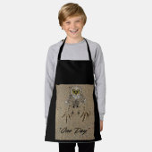 Eagle Baby & Footprints im Sand "One Day" Schürze (Getragen)