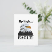 Eagle Bald Eagle Fly High Eagle Postkarte (Stehend Vorderseite)