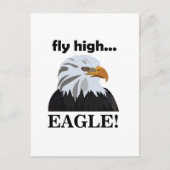 Eagle Bald Eagle Fly High Eagle Postkarte (Vorderseite)