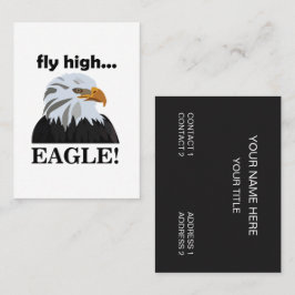Eagle Bald Eagle Fly High Eagle Visitenkarte