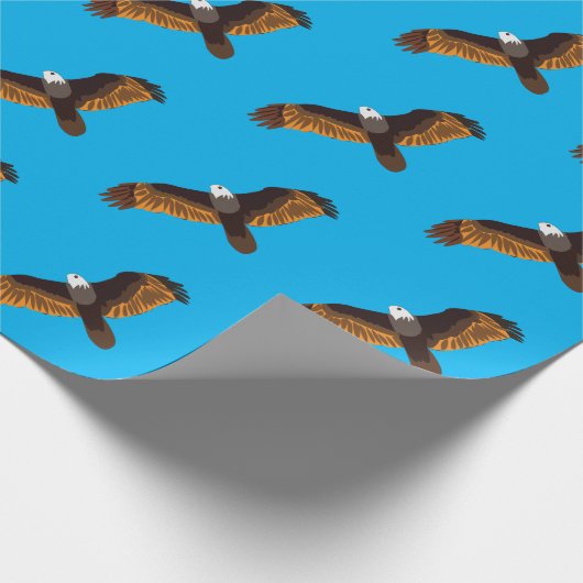 Eagle Bald Eagle Geschenkpapier (Ecke)
