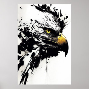 Eagle Bald Wild Natur Freier Geist Pinacoteca Poster