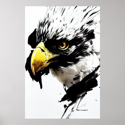 Eagle Bald Wild Natur Freier Geist Pinacoteca Poster (Vorne)