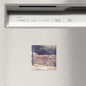 Eagle Beach - 2 Zoll Square Magnet (In Situ (Geschirrspüler))