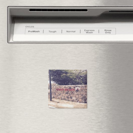 Eagle Beach - 2 Zoll Square Magnet (In Situ (Geschirrspüler))