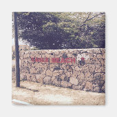 Eagle Beach - 2 Zoll Square Magnet (Vorne)