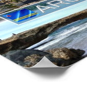 Eagle Beach - Aruba - Poster (Ecke)