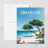 Eagle Beach Aruba Postkarte (Vorne/Hinten)