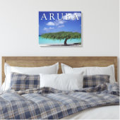 Eagle Beach | Karibik, Aruba Leinwanddruck (Insitu (Schlafzimmer))