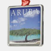 Eagle Beach | Karibik, Aruba Ornament Aus Metall (Links)