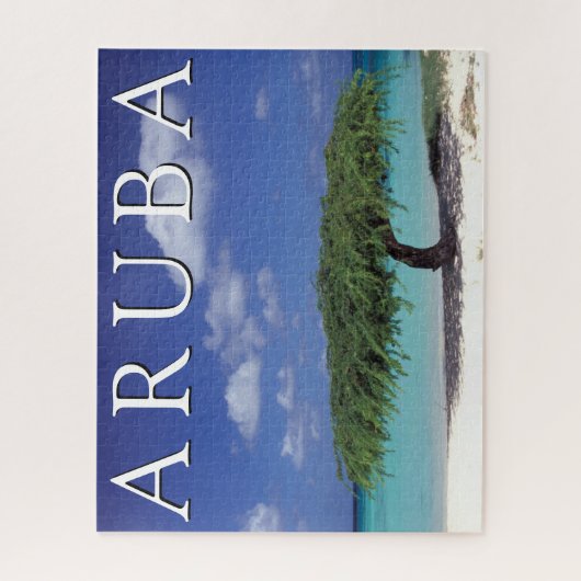 Eagle Beach | Karibik, Aruba Puzzle (Vertikal)