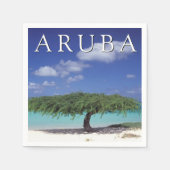 Eagle Beach | Karibik, Aruba Serviette (Vorderseite)