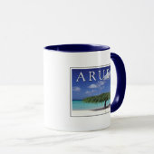 Eagle Beach | Karibik, Aruba Tasse (VorderseiteRechts)