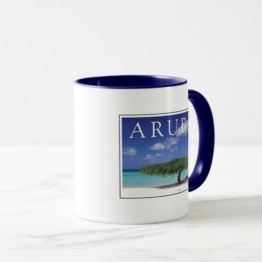 Eagle Beach | Karibik, Aruba Tasse (VorderseiteRechts)
