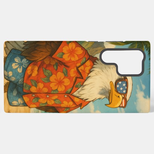 Eagle Beach  Samsung Galaxy Hülle (Rückseite (Horizontal))