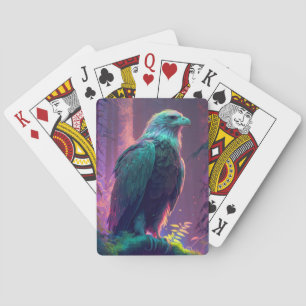 Eagle Bird Animal Portrait Painting Wildlife Spielkarten