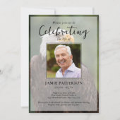 Eagle Bird, Celebration of Life, Funeral Photo Einladung (Vorderseite)