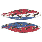 Eagle Bird USA Patriotic American Flag Basketball (Panele)