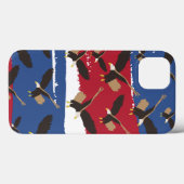 Eagle Bird USA Patriotic American Flag Case-Mate iPhone Hülle (Rückseite (Horizontal))