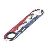Eagle Bird USA Patriotic American Flag Speed Flaschenöffner (Vorderseite Schrägansicht)