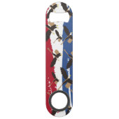 Eagle Bird USA Patriotic American Flag Speed Flaschenöffner (Vorderseite)