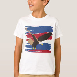 Eagle Bird USA Patriotic American Flag T-Shirt