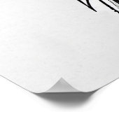 Eagle Bird Wild Nature Animal Illustration Art Poster (Ecke)