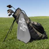 Eagle Birdie Par Bogey Beer witzig Golfhandtuch (Gras)