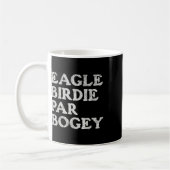 Eagle Birdie Par Bogey Funny Golf Kaffeetasse (Links)