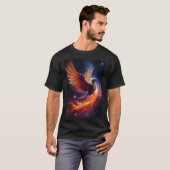 Eagle Blaze: Fiery Design T - Shirt" T-Shirt (Vorne ganz)