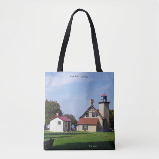 Eagle Bluff Leuchtturm Allover-Tasche Tasche (Vorderseite)