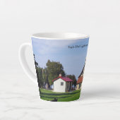 Eagle Bluff Leuchtturm Latte Tasse (Linke Ecke)