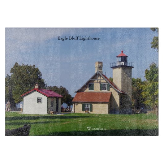 Eagle Bluff Leuchtturm Schneidbrett 2025 Schneidebrett (Vorderseite)