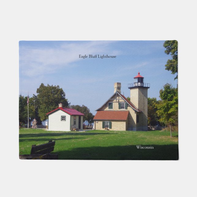 Eagle Bluff Lighthouse 2025 door mat Fußmatte (Vorderseite)