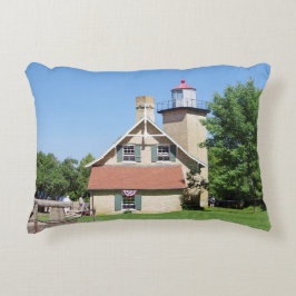 Eagle Bluff Lighthouse Akzent Kissen