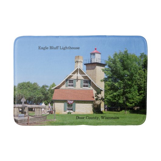 Eagle Bluff Lighthouse Badematte (Vorderseite)