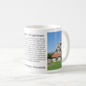 Eagle Bluff Lighthouse History Tasse (VorderseiteRechts)