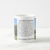 Eagle Bluff Lighthouse History Tasse (Mittel)