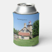 Eagle Bluff Lighthouse kann kühler Dosenkühler (Kanne Rückseite)