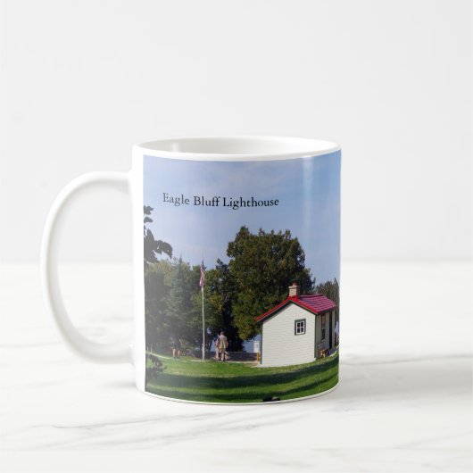 Eagle Bluff Lighthouse mug Kaffeetasse (Links)